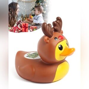 Baby Bath Thermometer |Reindeer Duck Bath. new in box